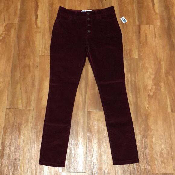 Old Navy Girl’s Rockstar Super Skinny High Rise Velvet Pants Size 16 Plus - Picture 3 of 11